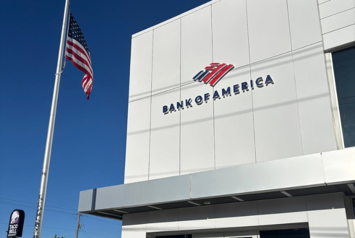 Bank of America office building representing BofA's outlook on the U.S. economy.